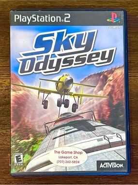 Sky Odyssey (Sony Playstation PS2, 2000) Flying CIB Retro Game DEAL OG Simulator